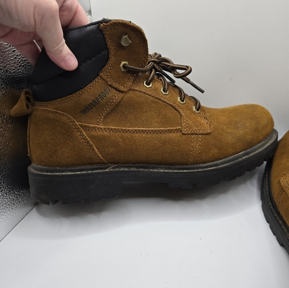 Brahma Bravo Brown Suede Keather Work Boots. Lace-Up Safety Ankle Boots. Mens10M main image 15